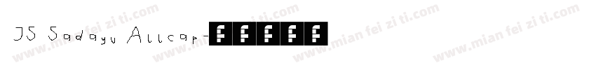 JS Sadayu Allcap字体转换